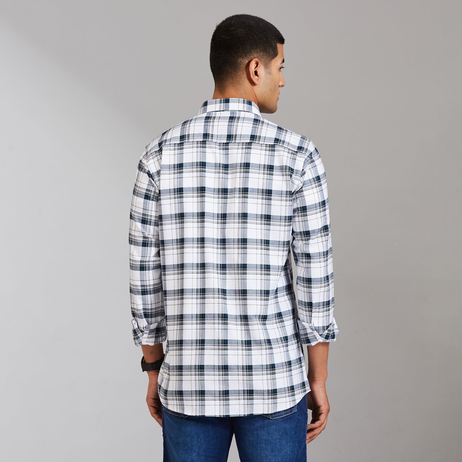 Duke Men Regular Full Sleeve Cotton Shirt (SDO8CKBW)