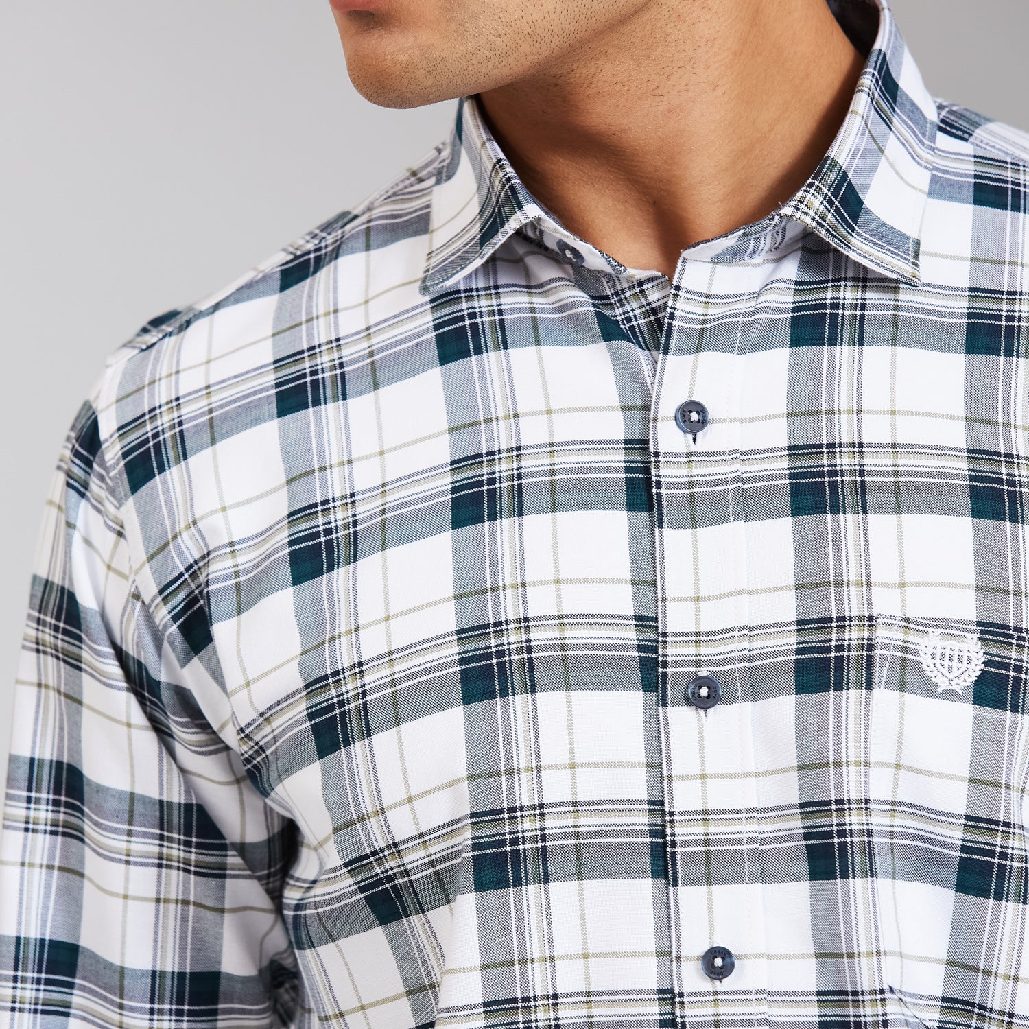 Duke Men Regular Full Sleeve Cotton Shirt (SDO8CKBW)