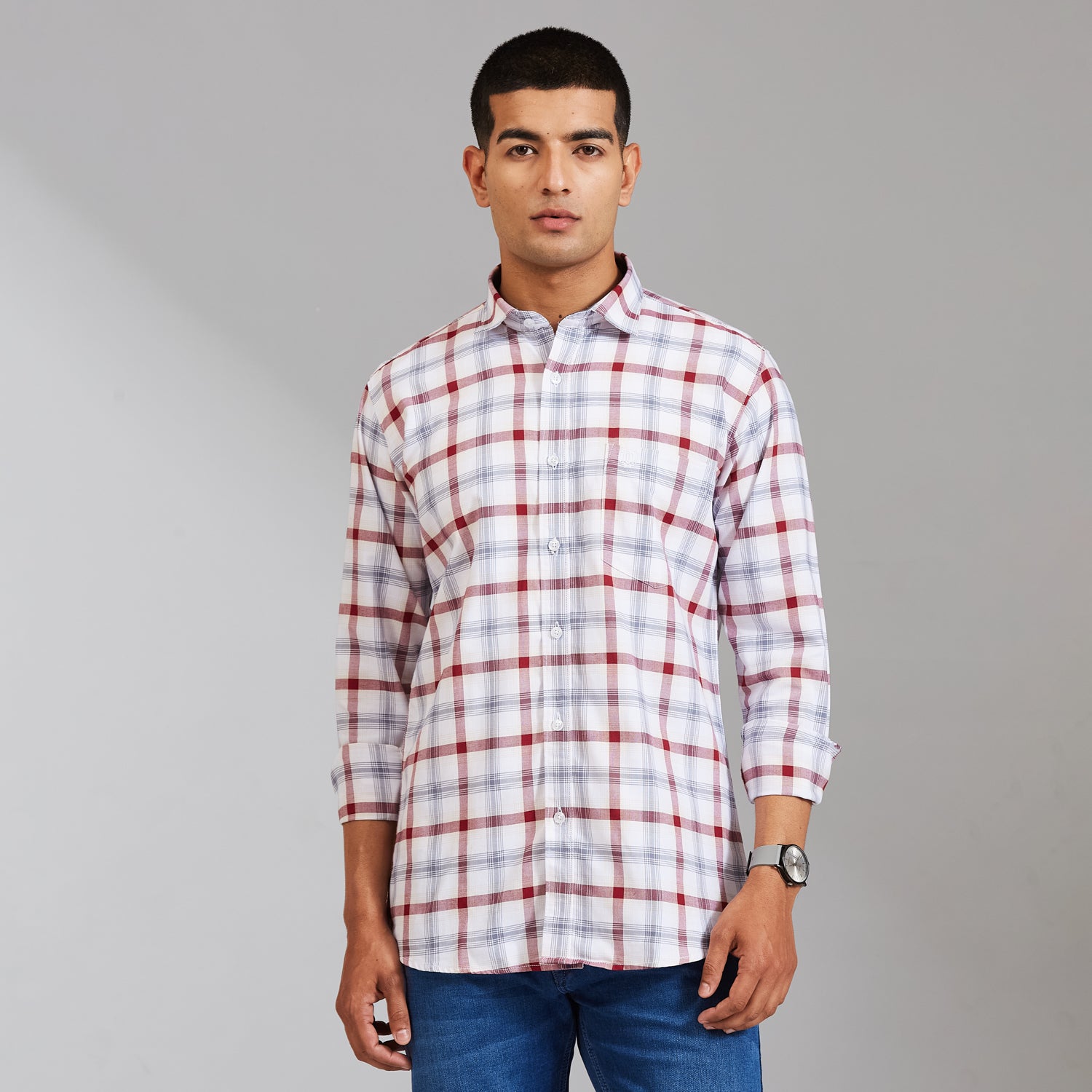 Duke  Men Regular Half Sleeve Cotton Shirt (SDO8CKCE)