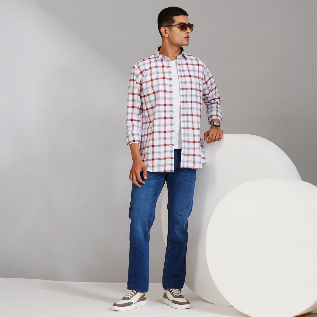 Duke  Men Regular Half Sleeve Cotton Shirt (SDO8CKCE)