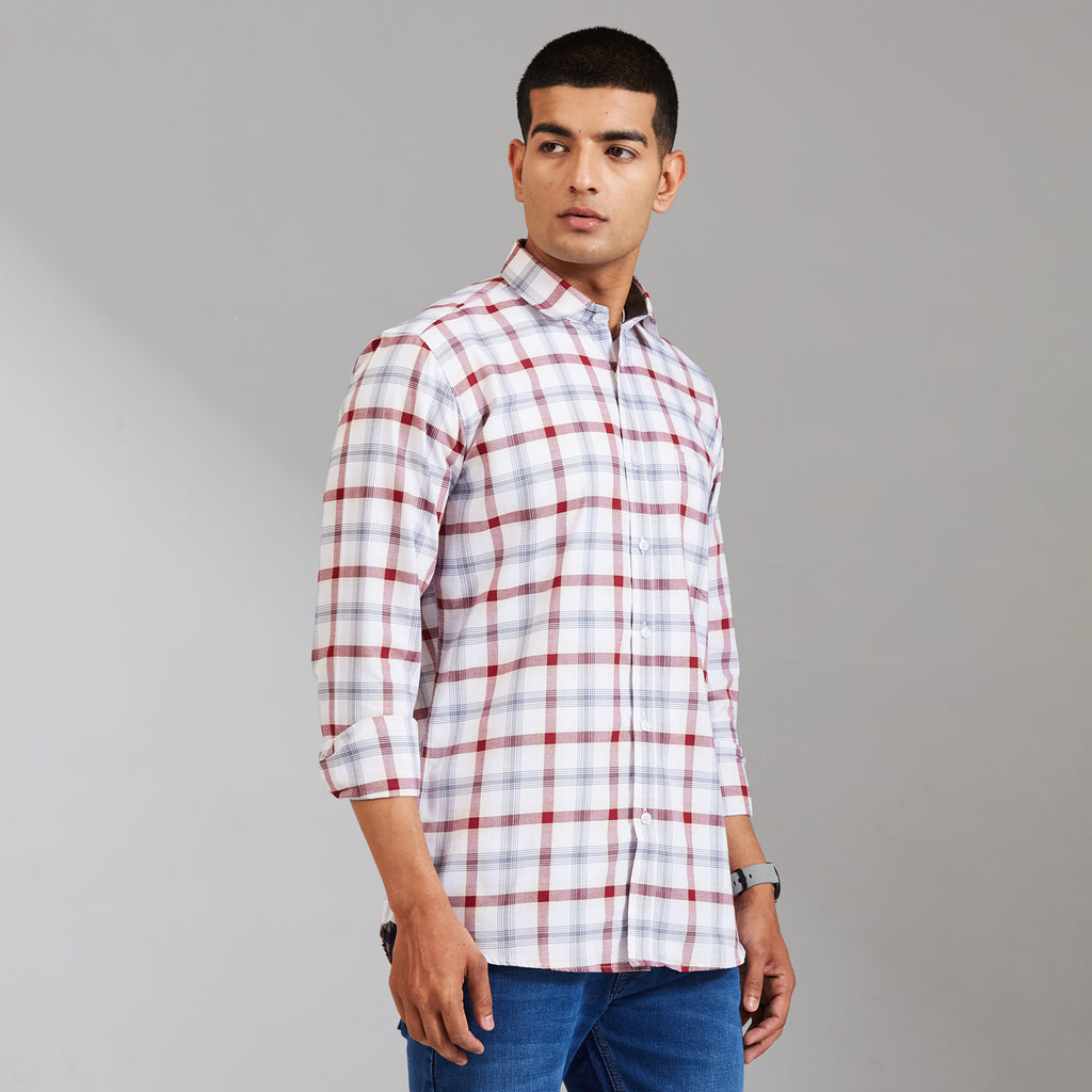 Duke  Men Regular Half Sleeve Cotton Shirt (SDO8CKCE)