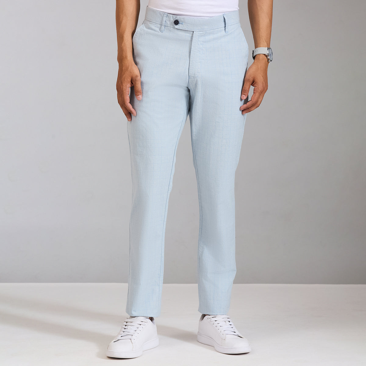 Duke Men Narrow Fit Casual Trouser (SDT4617Q)
