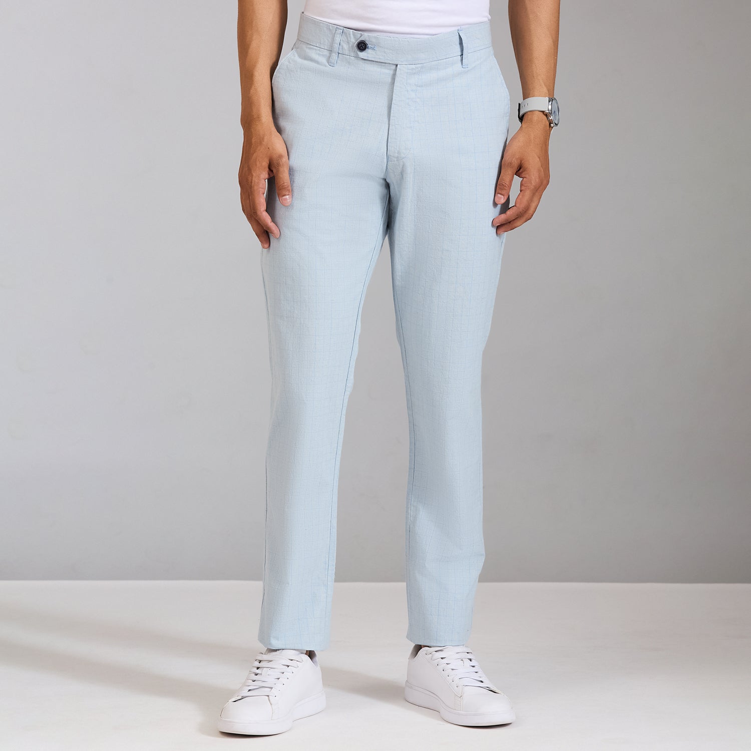 Duke  Men Narrow Fit Casual Trouser (SDT4617Q)
