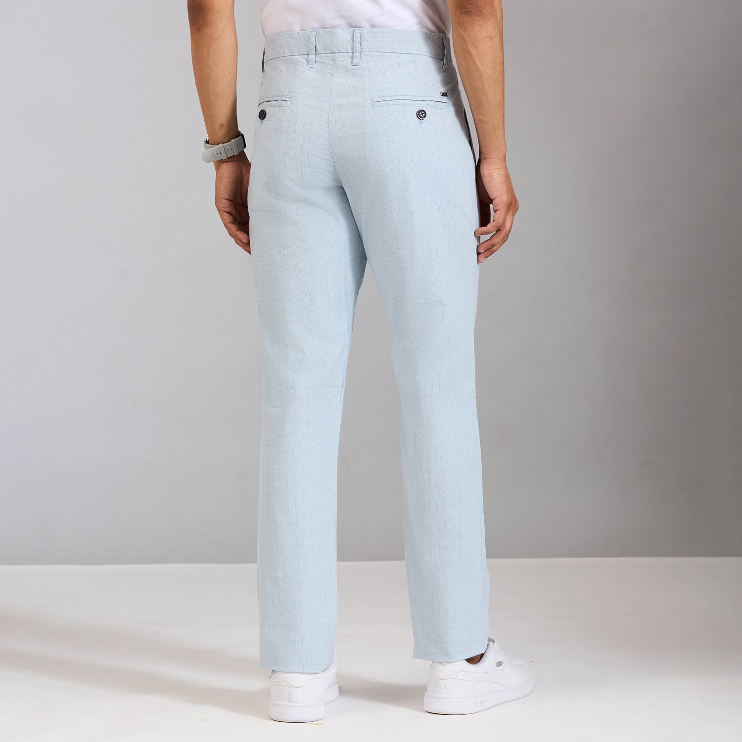 Duke  Men Narrow Fit Casual Trouser (SDT4617Q)