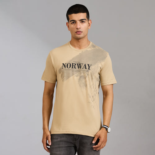 Duke Men Half Sleeve Cotton Printed Casual Regular Tshirt (SDVP42)