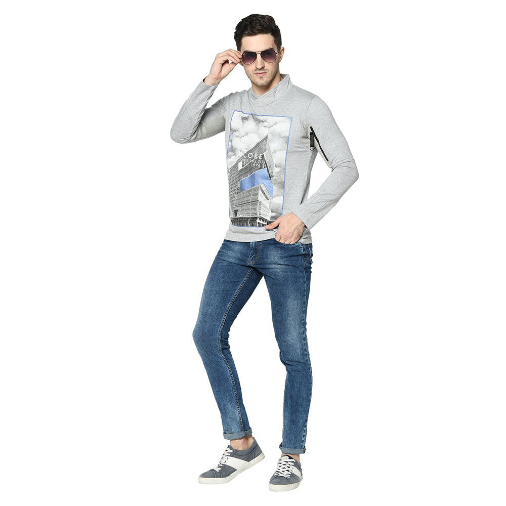 Duke Stardust Men Cowl Neck Sweatshirt (LF3367)