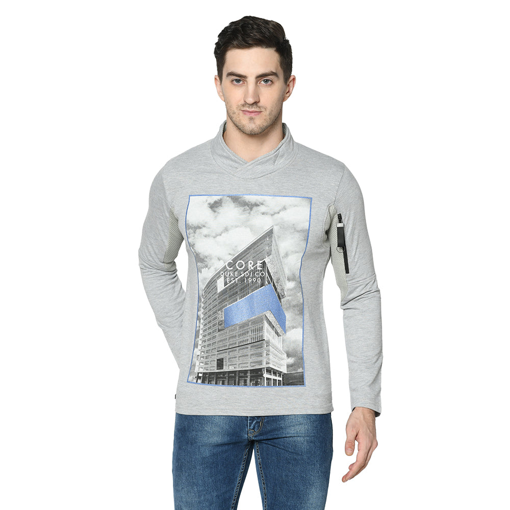 Duke Stardust Men Cowl Neck Sweatshirt (LF3367)