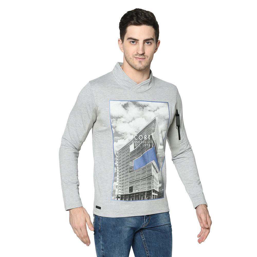 Duke Stardust Men Cowl Neck Sweatshirt (LF3367)