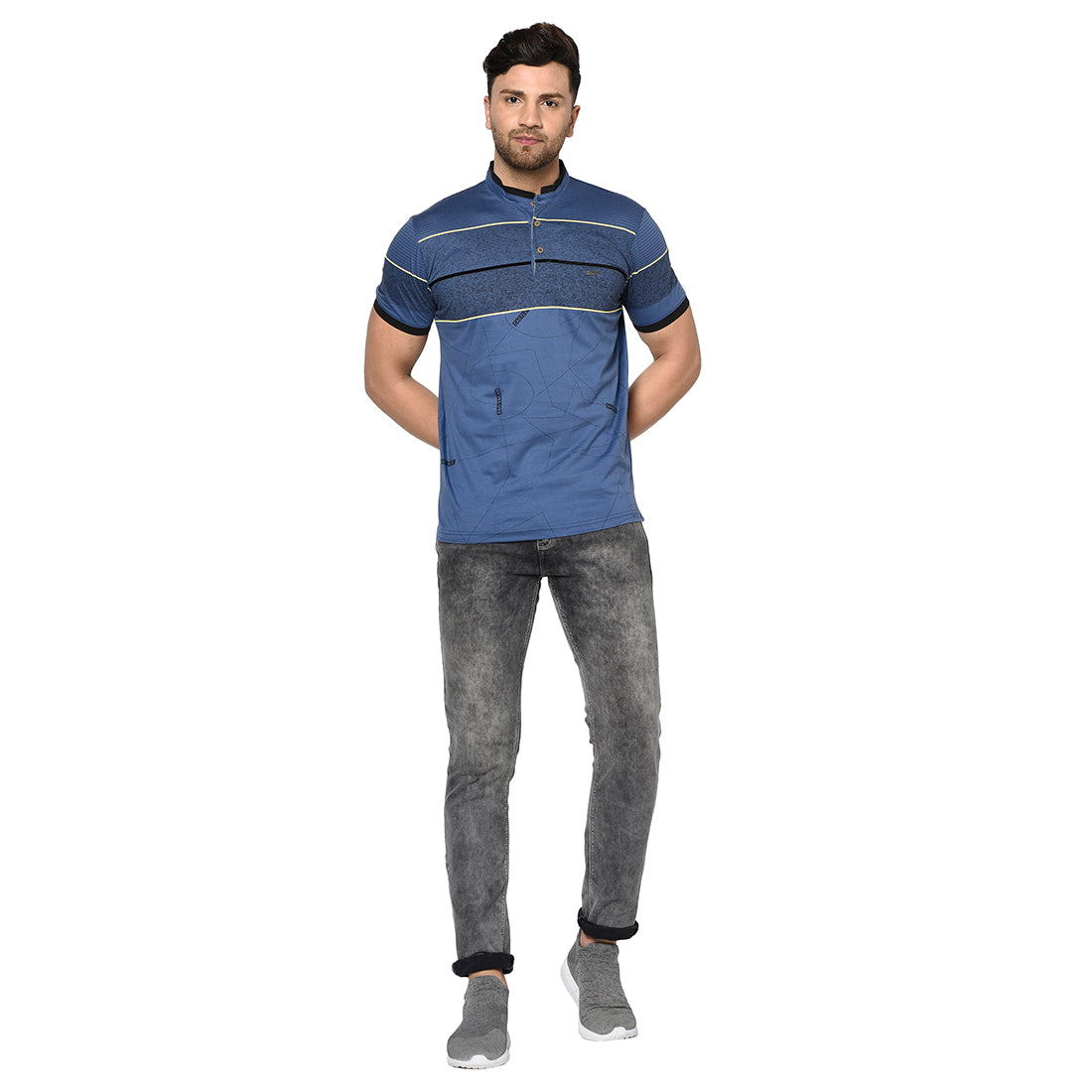 Duke Urban Men Half Sleeve Cotton T-shirt (LQ4658)