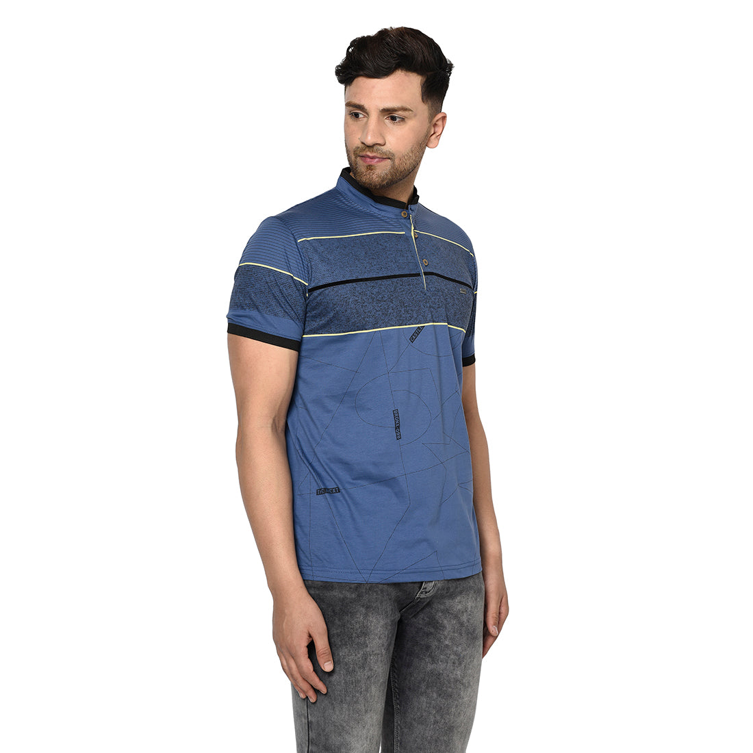 Duke Urban Men Half Sleeve Cotton T-shirt (LQ4658)