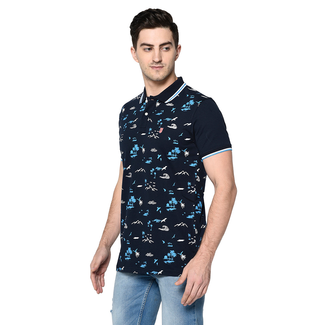 Duke Urban Men Half Sleeve Cotton Tshirt (MTLF218)