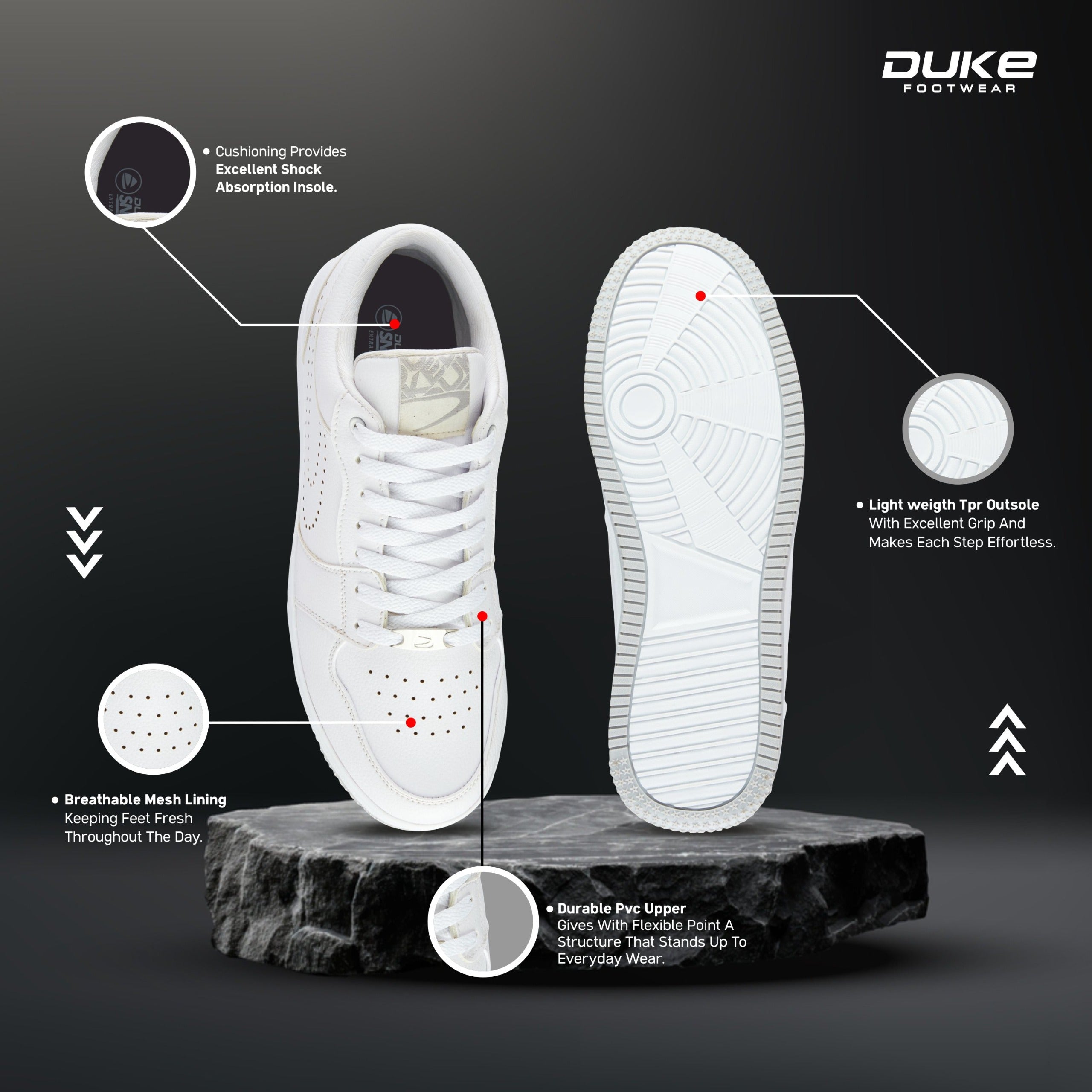 Duke Men Timeless Sneakers (FWOL2556)