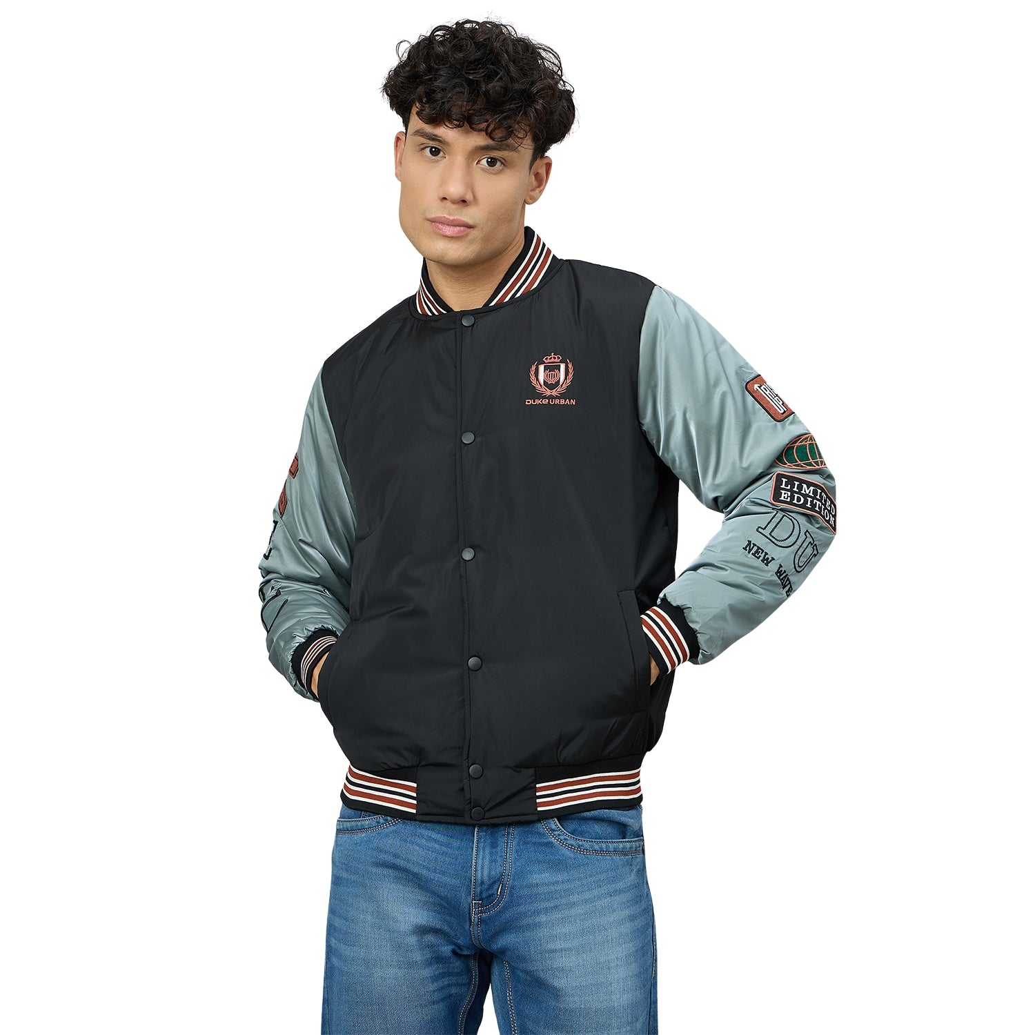 Duke Urban Men Short Style Bomber Jacket (SDZ3110)