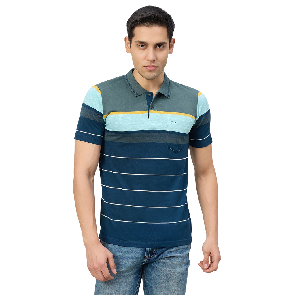 Duke Men Half Sleeve Cotton Regualr Fit Casual T-shirt (MLF1175)