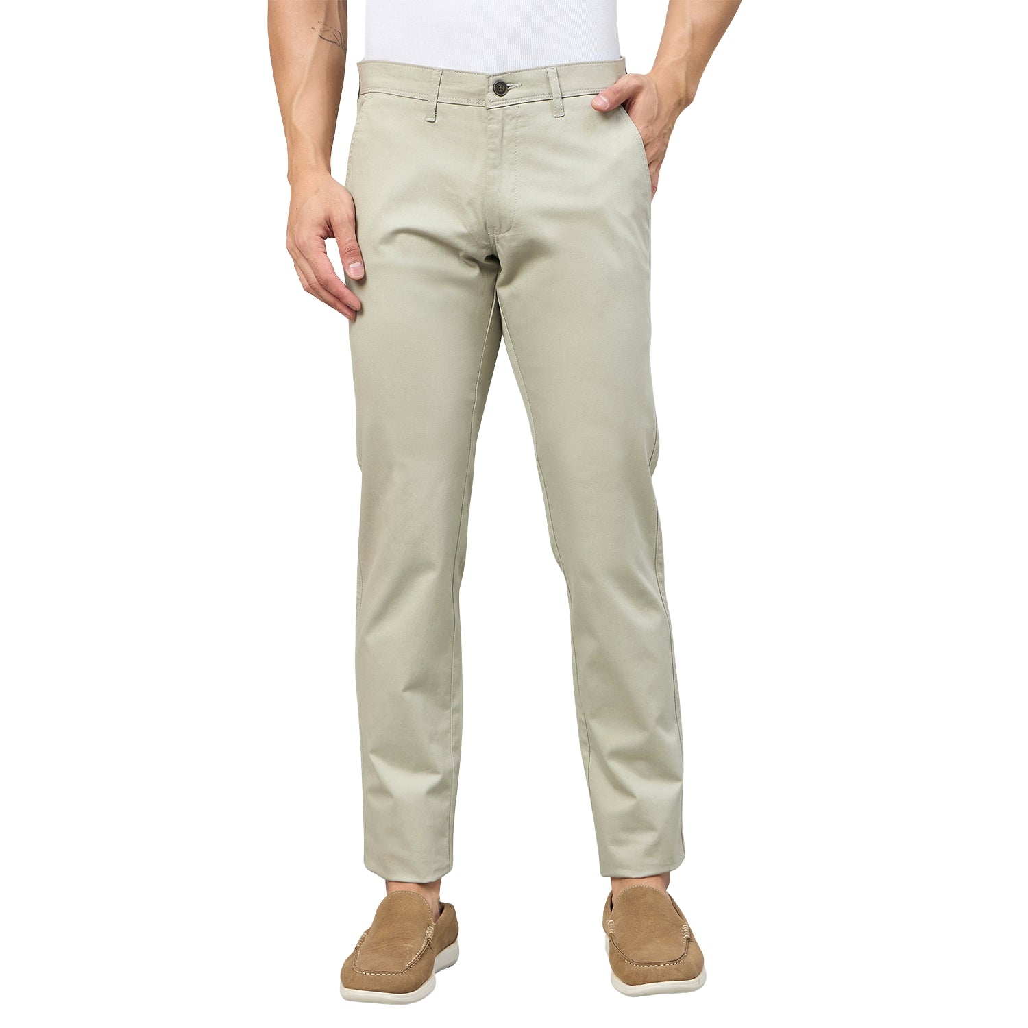 Duke Men Narrow fit Casual Chinos Trouser (SDT4696)