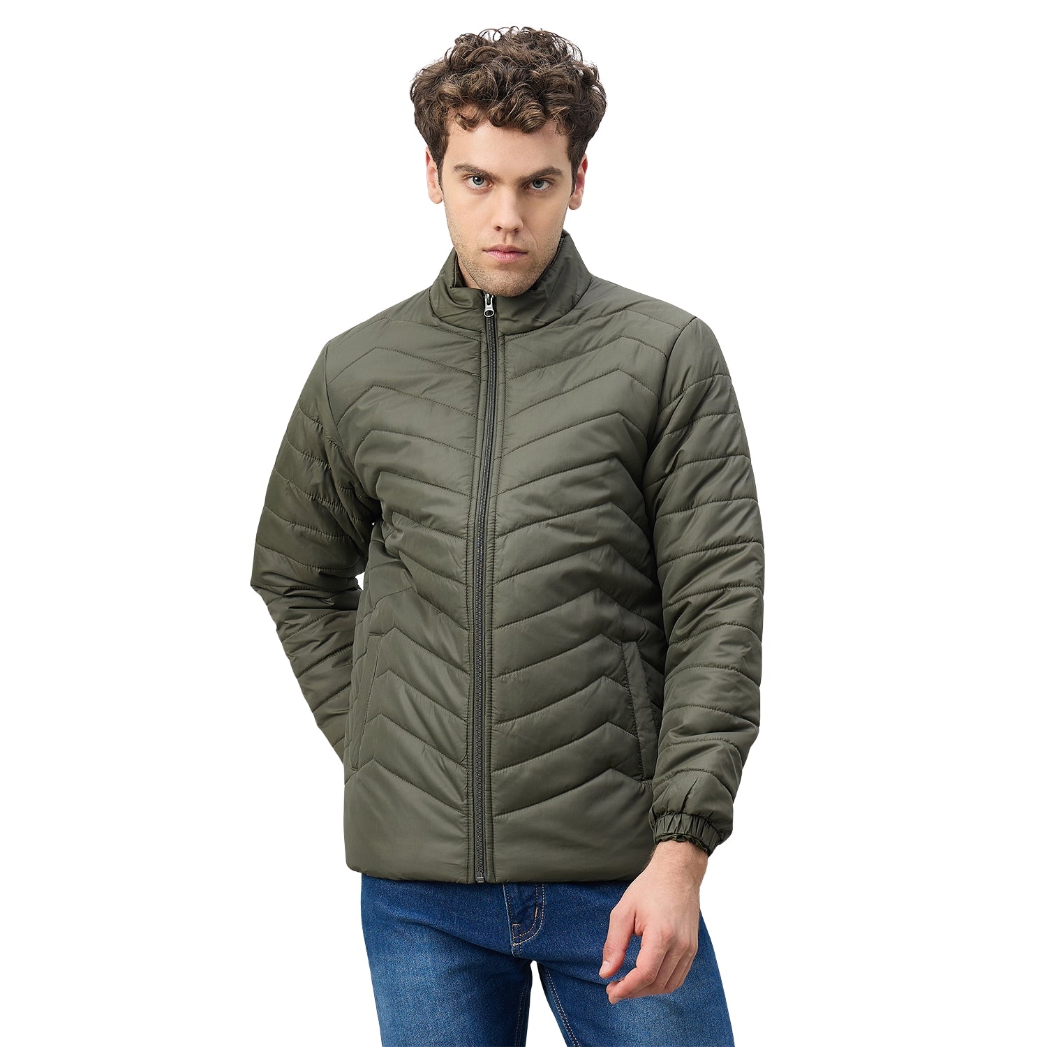 Duke Urban Men Full Sleeve Regular Puffer Jacket (OSDZ9494)