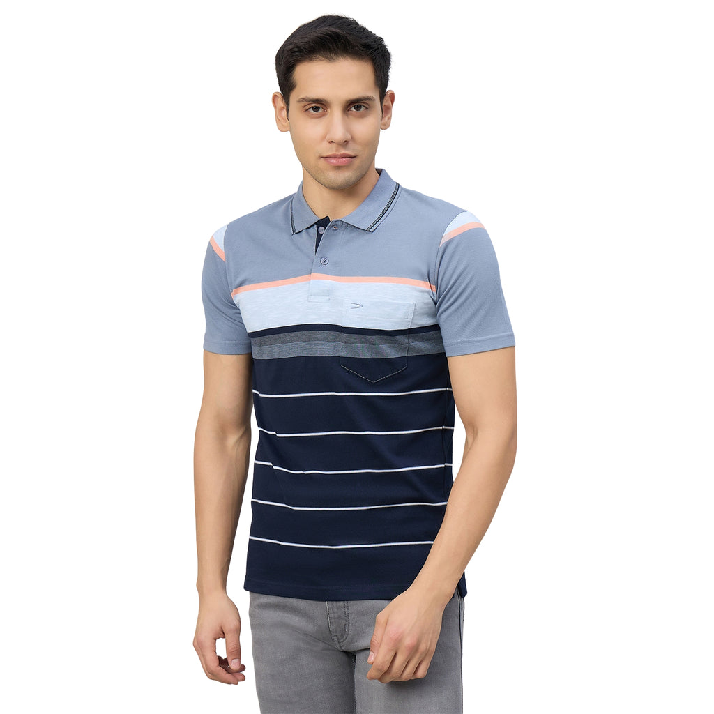 Duke Men Half Sleeve Cotton Regualr Fit Casual T-shirt (MLF1175)