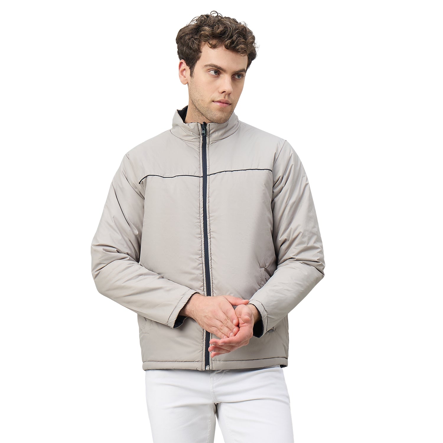 Duke Urban Men Reversible High Neck Regular Jacket (OSDZ9292)