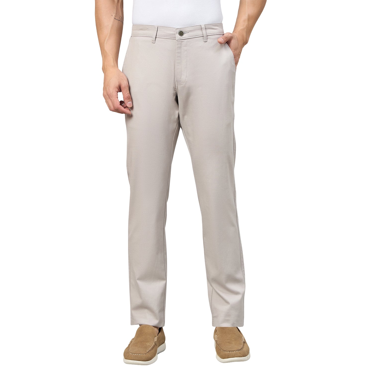 Duke Men Narrow fit Casual Chinos Trouser (SDT4702)
