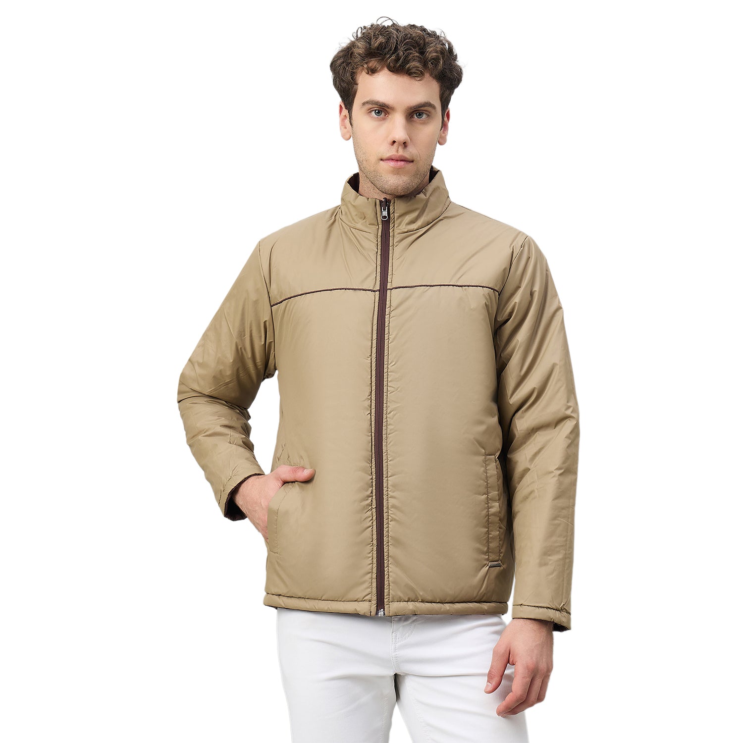 Duke Urban Men Reversible High Neck Regular Jacket (OSDZ9292)