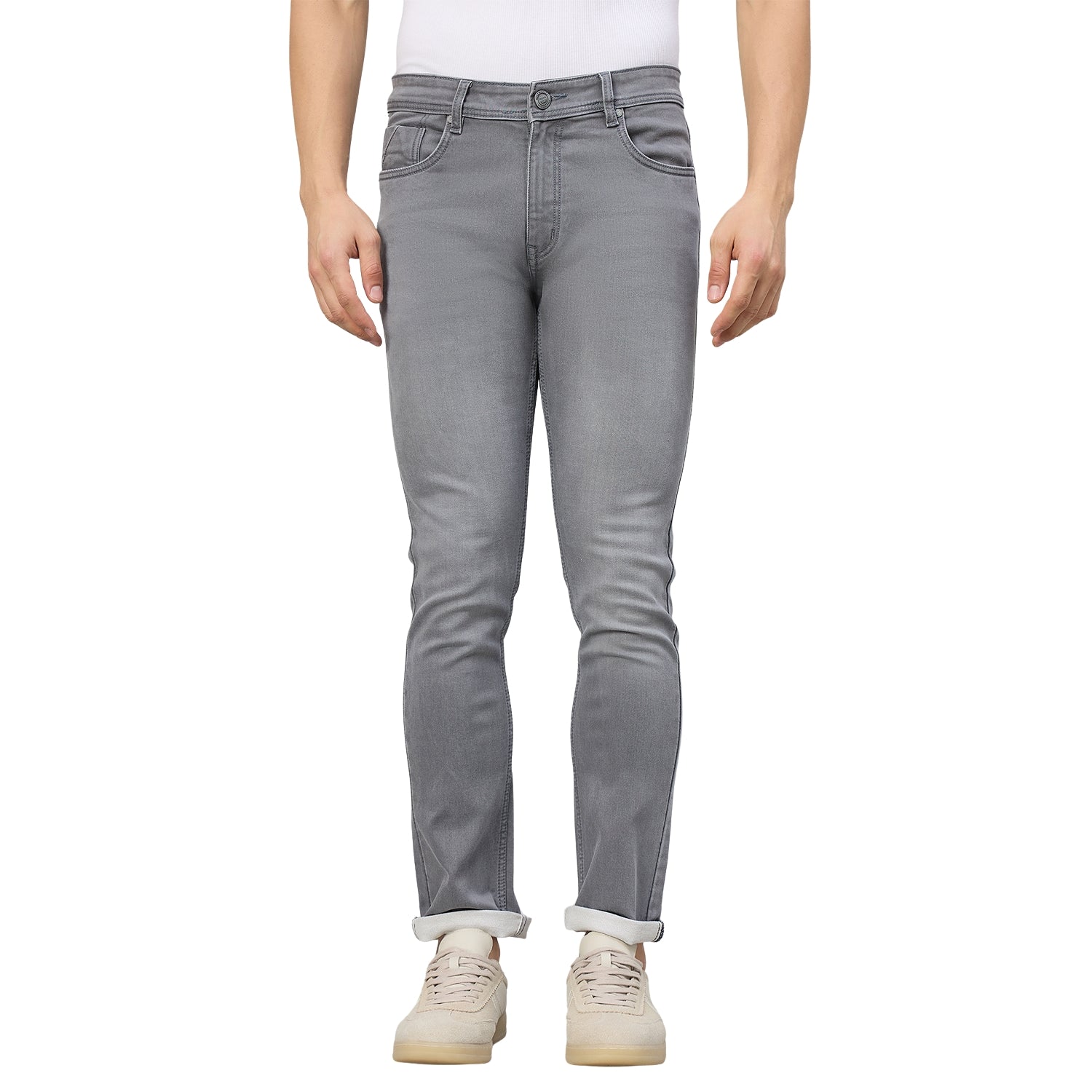 Duke Men Narrow Fit Stretchable Jeans (SDD9237N)