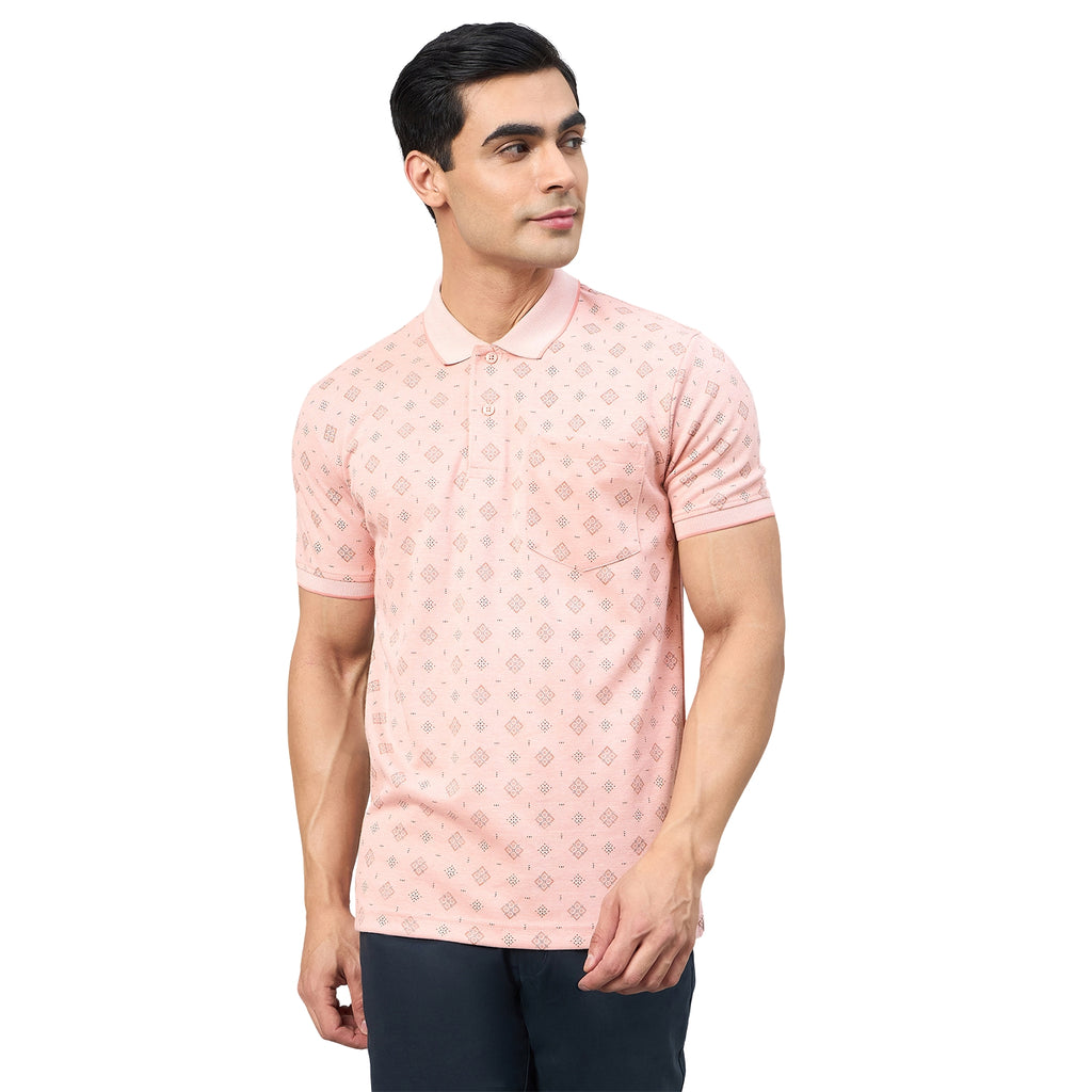 Duke Men Half Sleeve Cotton Regualr Fit Casual T-shirt (LF7995)
