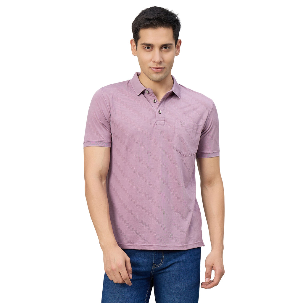 Duke Men Half Sleeve Cotton Regualr Fit Casual T-shirt (LF7978)