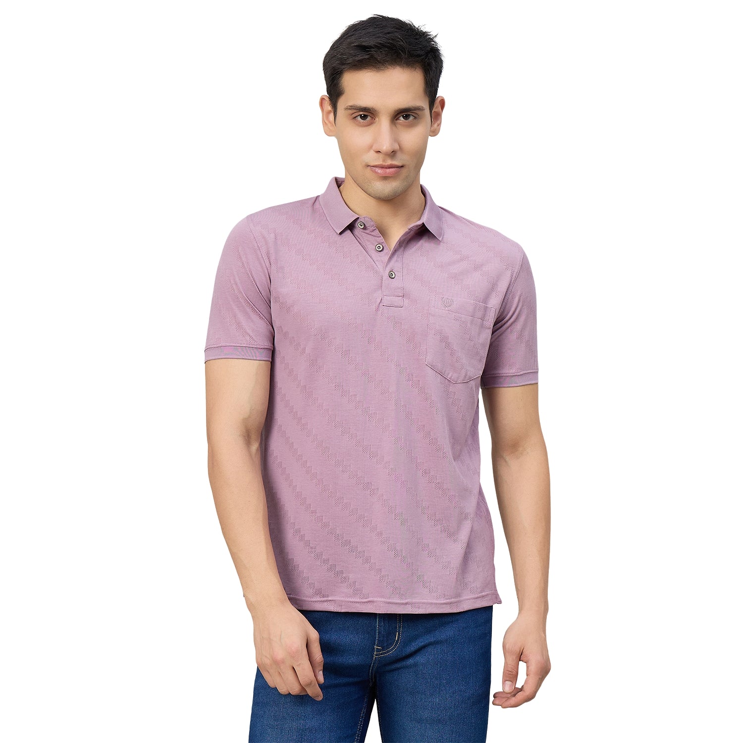 Duke Men Half Sleeve Cotton Regualr Fit Casual T-shirt (LF7978)