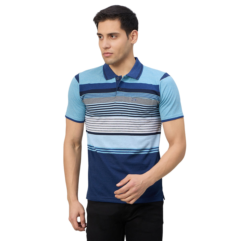 Duke Men Half Sleeve Cotton Regualr Fit Casual T-shirt (MLF1180)