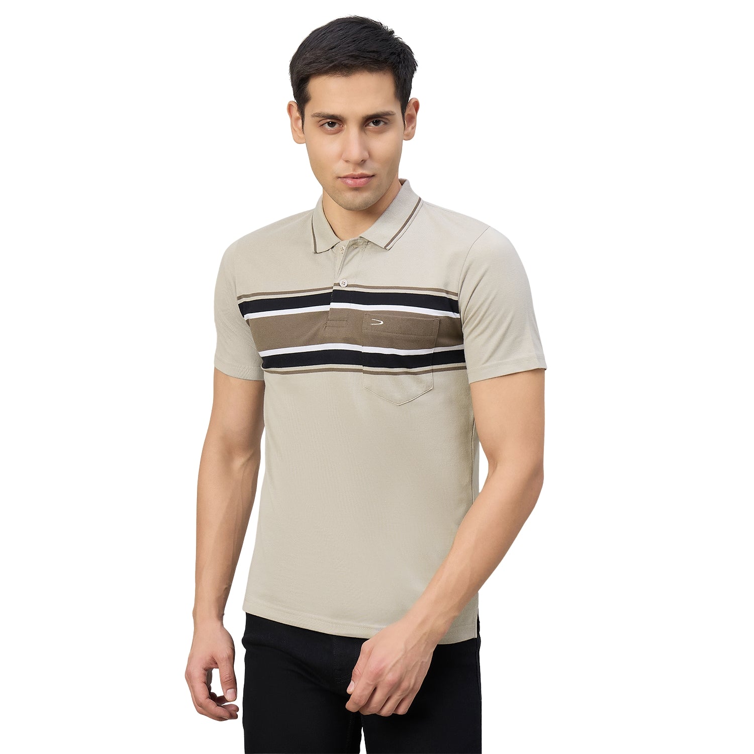 Duke Men Half Sleeve Cotton Regualr Fit Casual T-shirt (MLF1172)