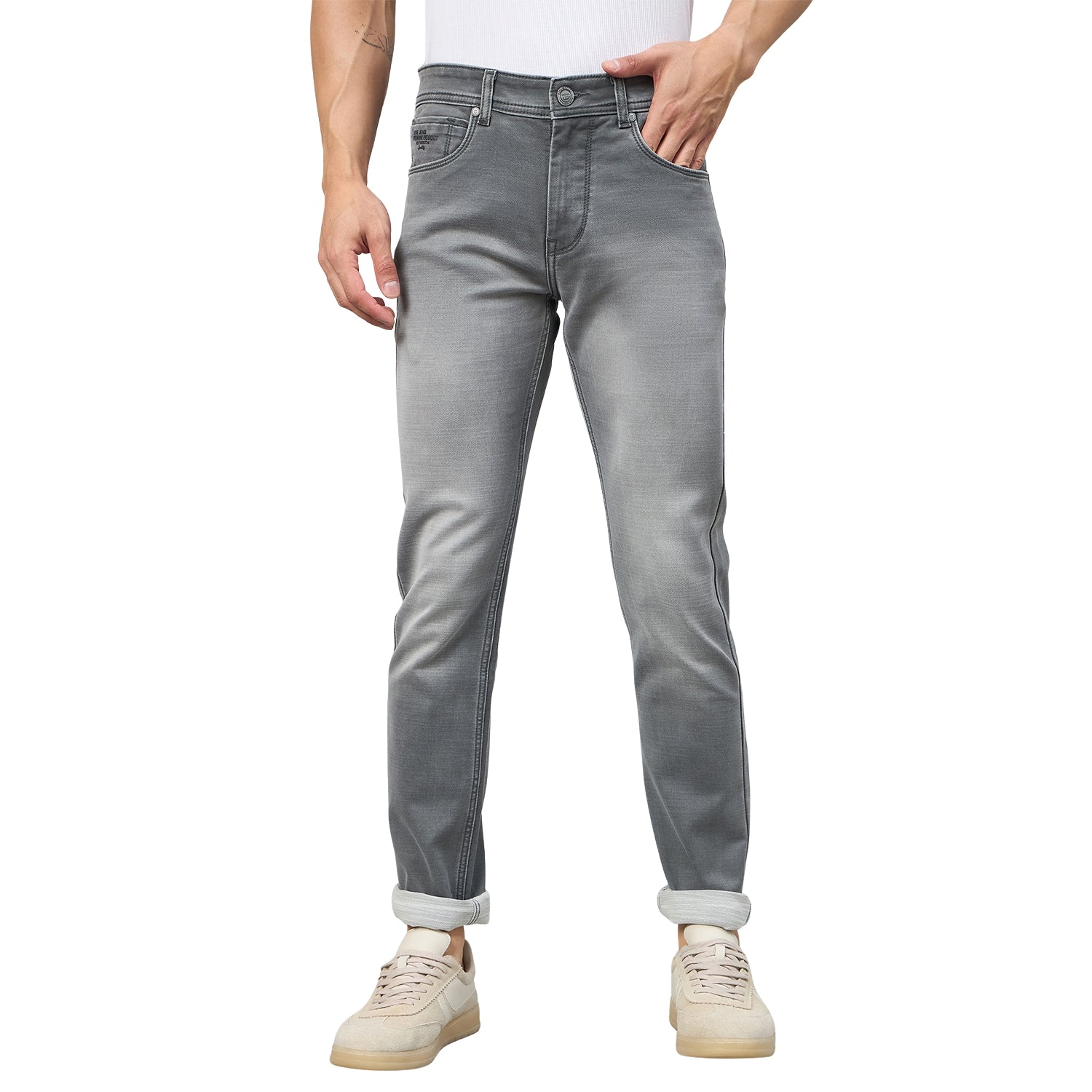 Duke Men Narrow Fit Stretchable Jeans (SDD5999N)