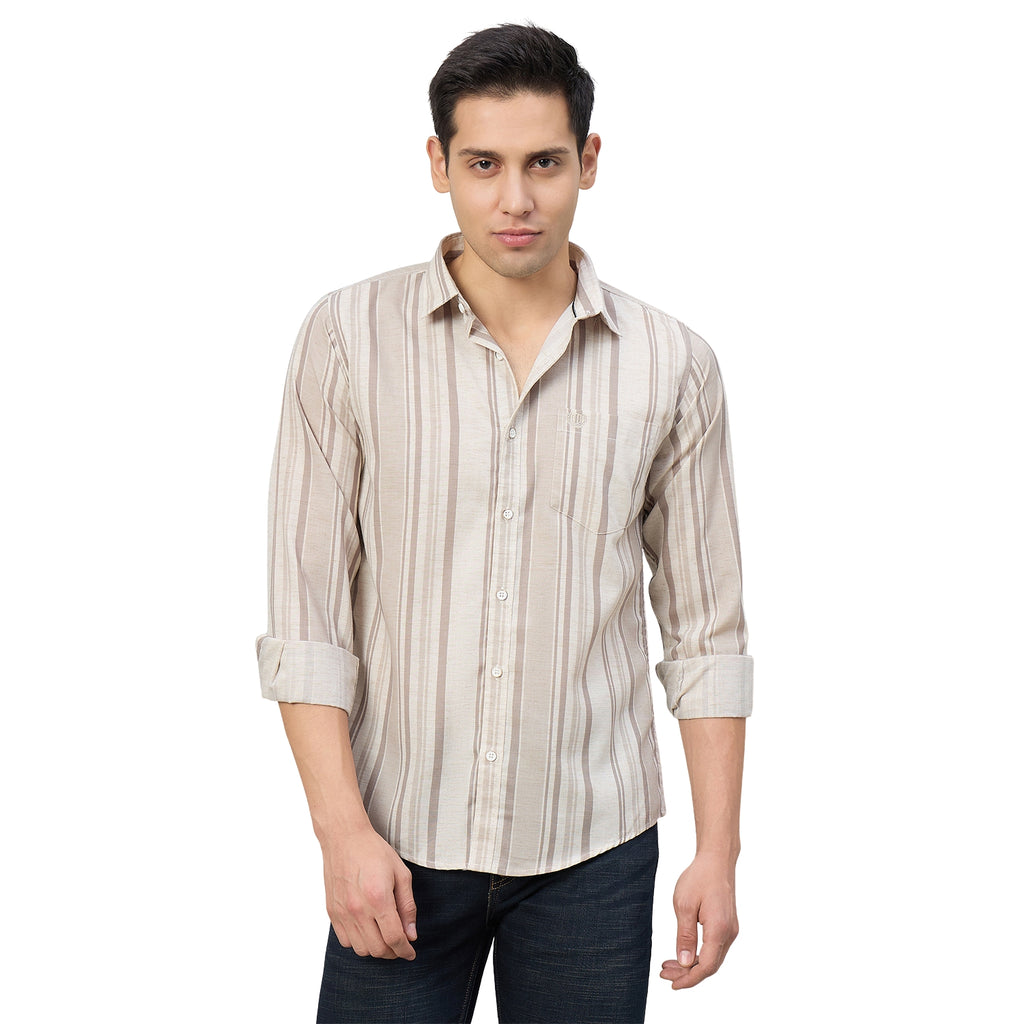 Duke Men Slim Fit Full Sleeve Poplin Cotton Shirt (SDO7PRCO)