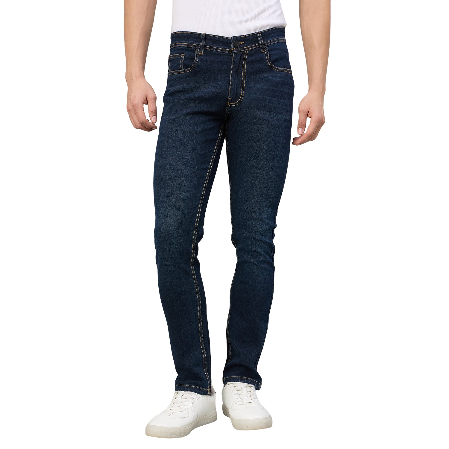 Duke Men Narrow Fit Stretchable Jeans (SDD9271N)