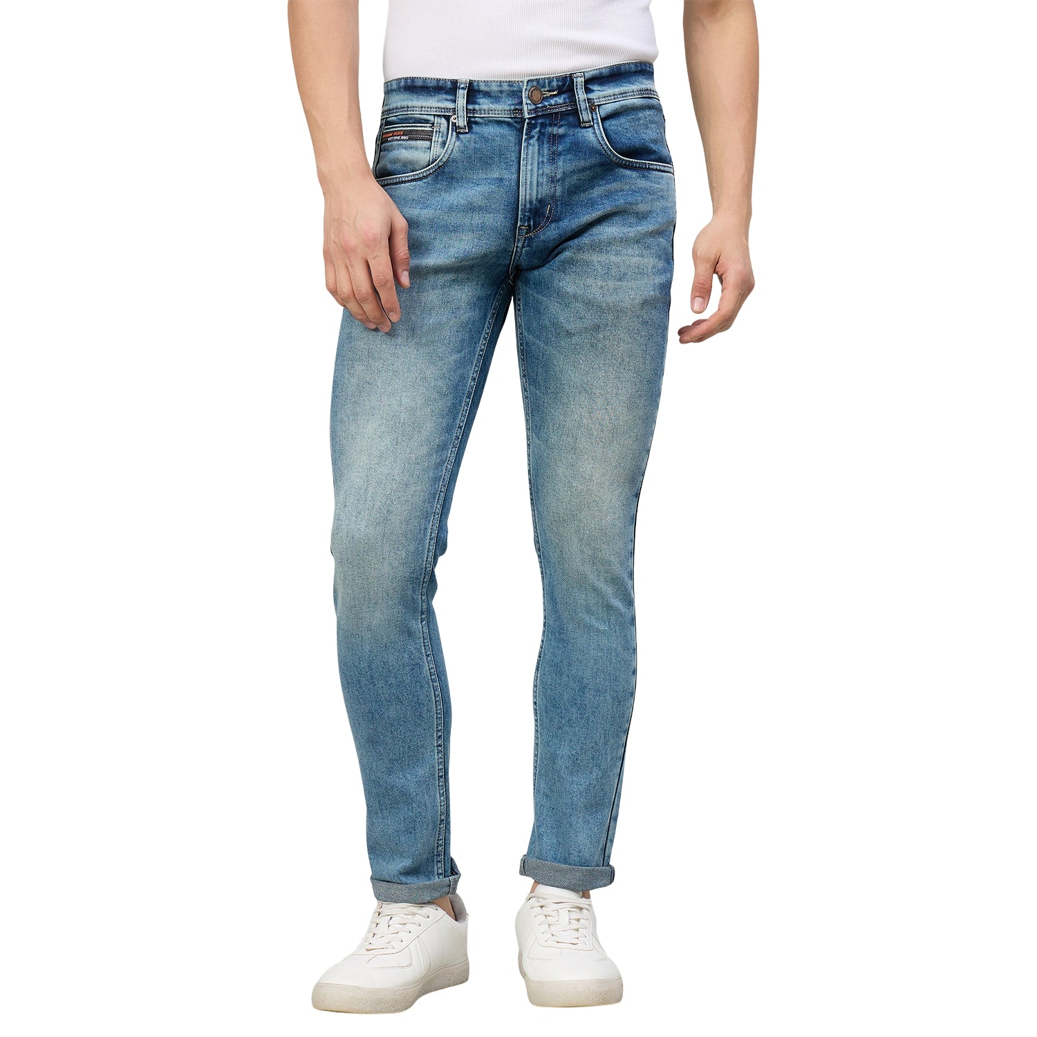 Duke Men Narrow Fit Stretchable Jeans (SDD5963N)