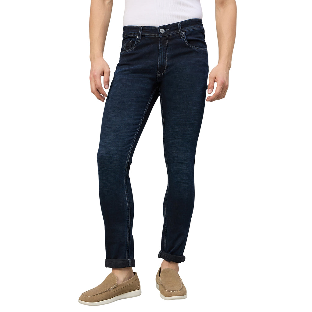 Duke Men Narrow Fit Stretchable Jeans (SDD9235N)