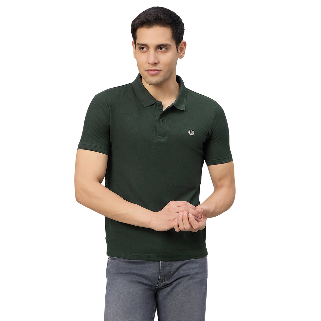 Duke Men Half Sleeve Cotton Smart Fit Casual T-shirt (MSD71)