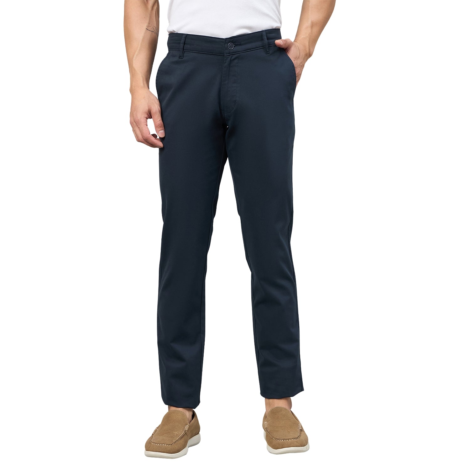 Duke Men Narrow fit Casual Chinos Trouser (SDT4715N)