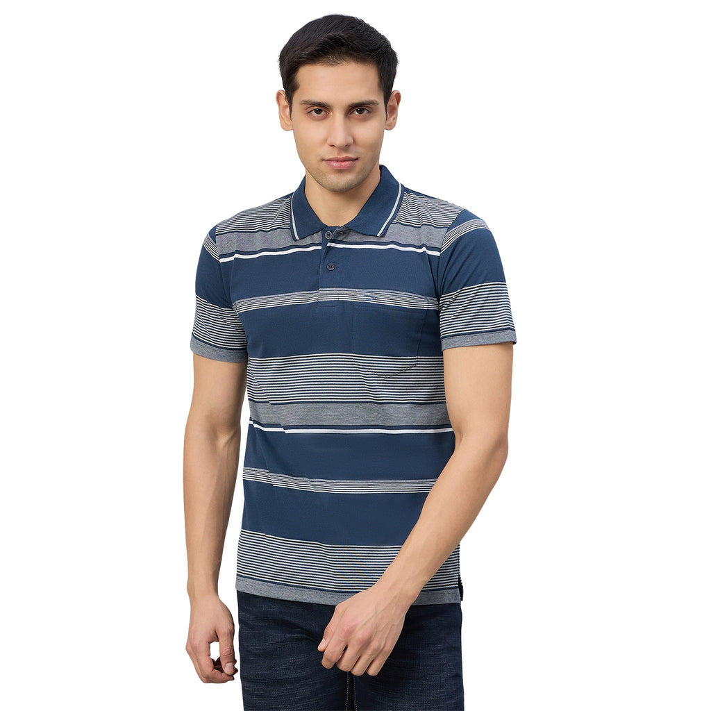 Duke Men Half Sleeve Cotton Regualr Fit Casual T-shirt (MLF1174)