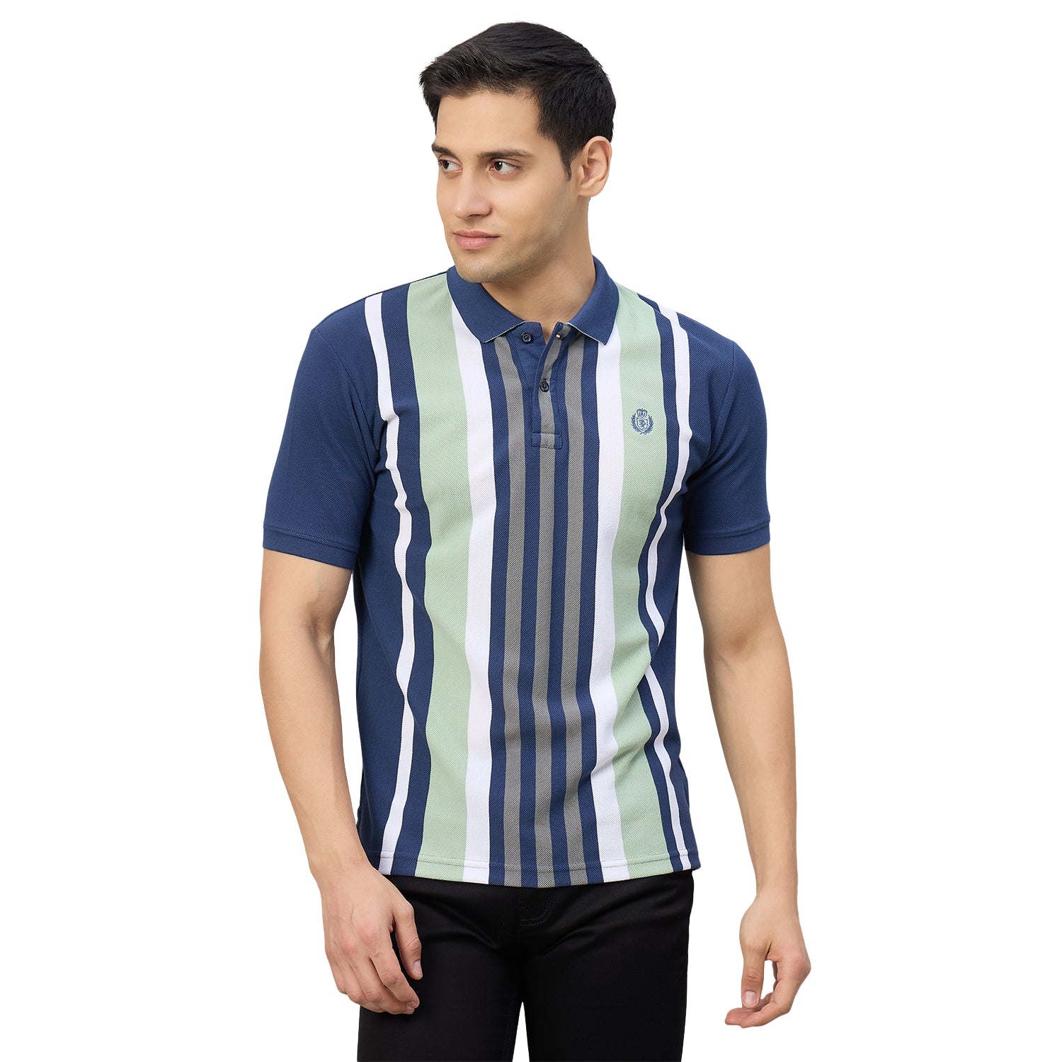 Duke Men Half Sleeve Cotton Regualr Fit Casual T-shirt (LF7913)