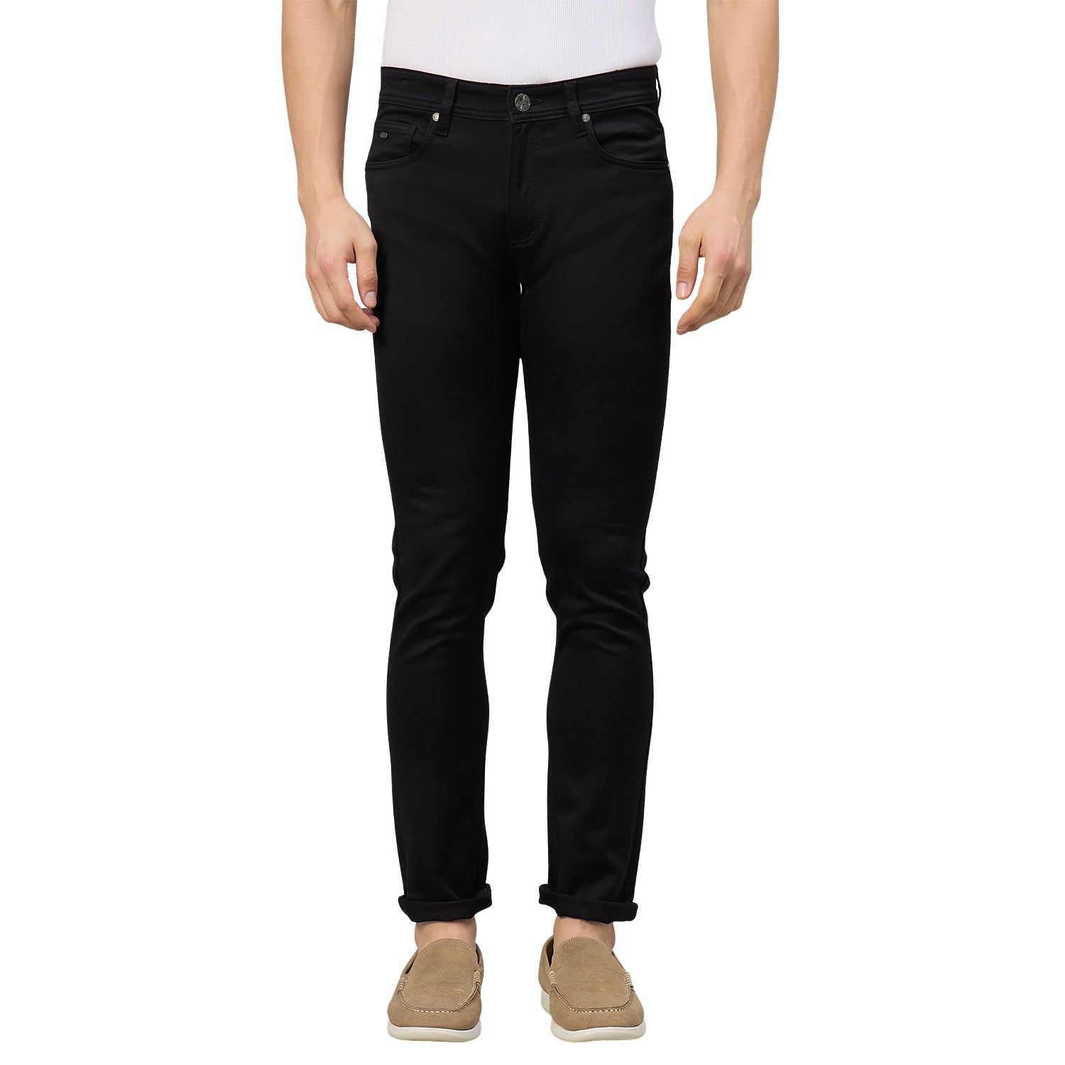 Duke Men Narrow Fit Stretchable Jeans (SDD9234N)