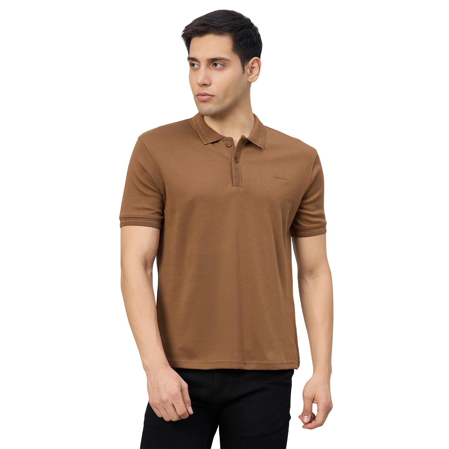 Duke Men Half Sleeve Cotton Regualr Fit Casual T-shirt (LF7888)