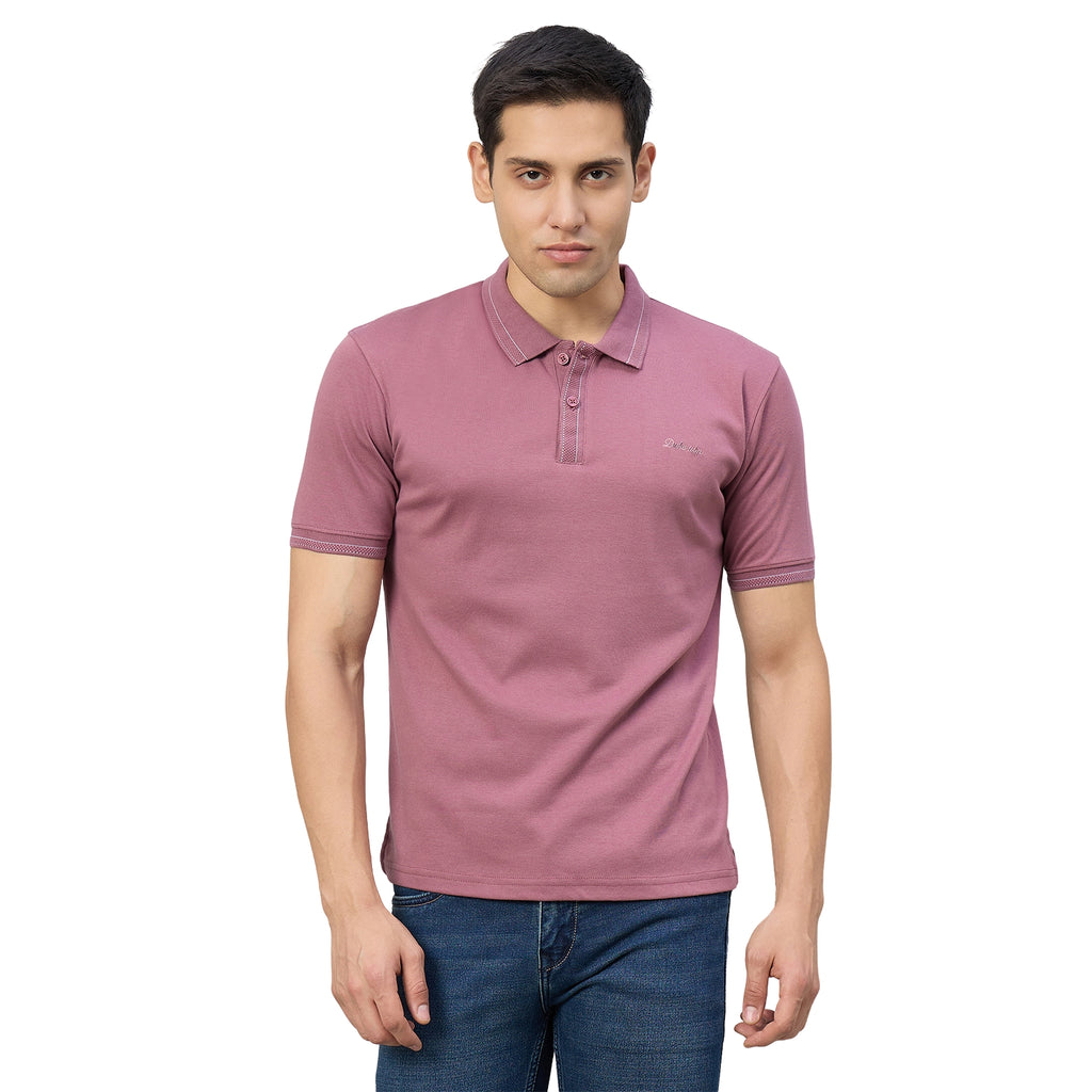 Duke Men Half Sleeve Cotton Regualr Fit Casual T-shirt (LF7888)