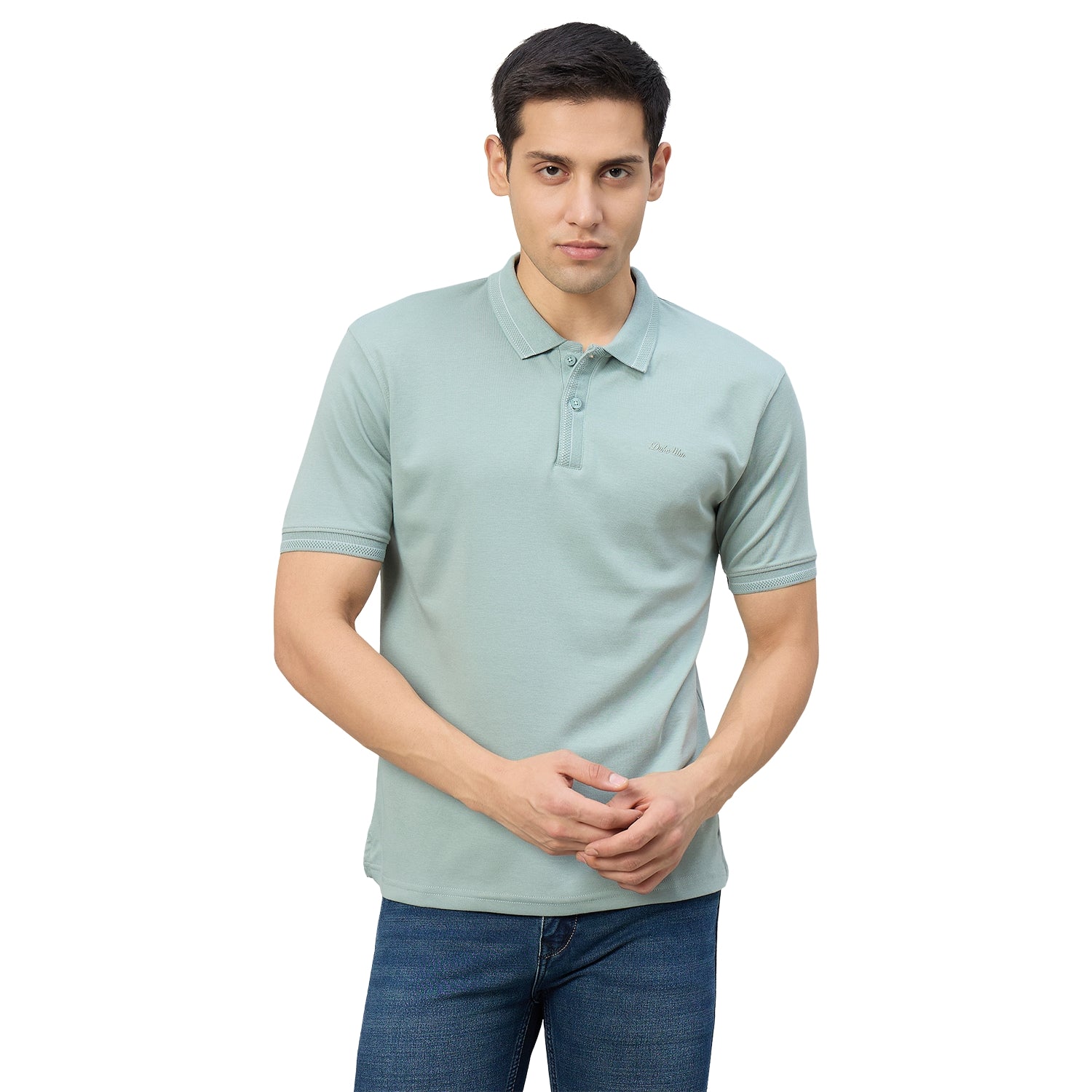 Duke Men Half Sleeve Cotton Regualr Fit Casual T-shirt (LF7888)