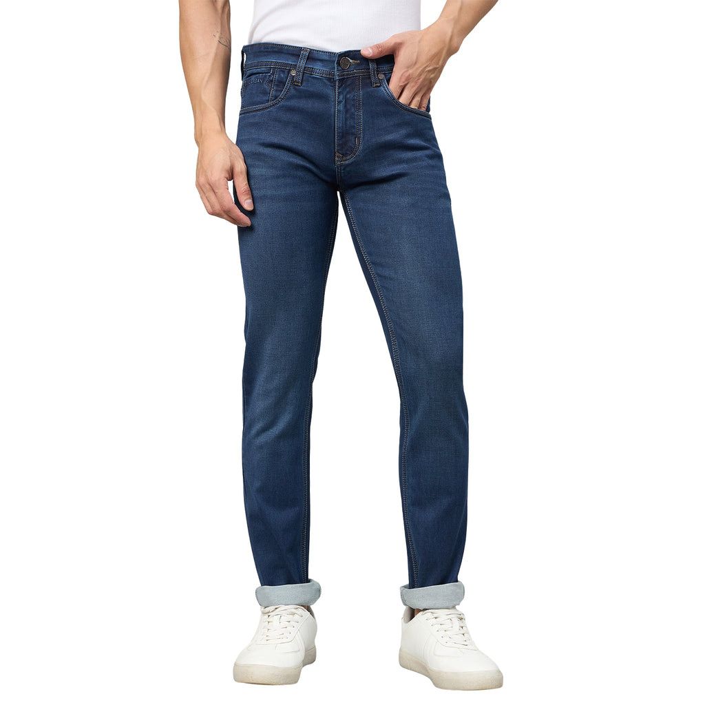 Duke Men Narrow Fit Stretchable Jeans (SDD9186N)