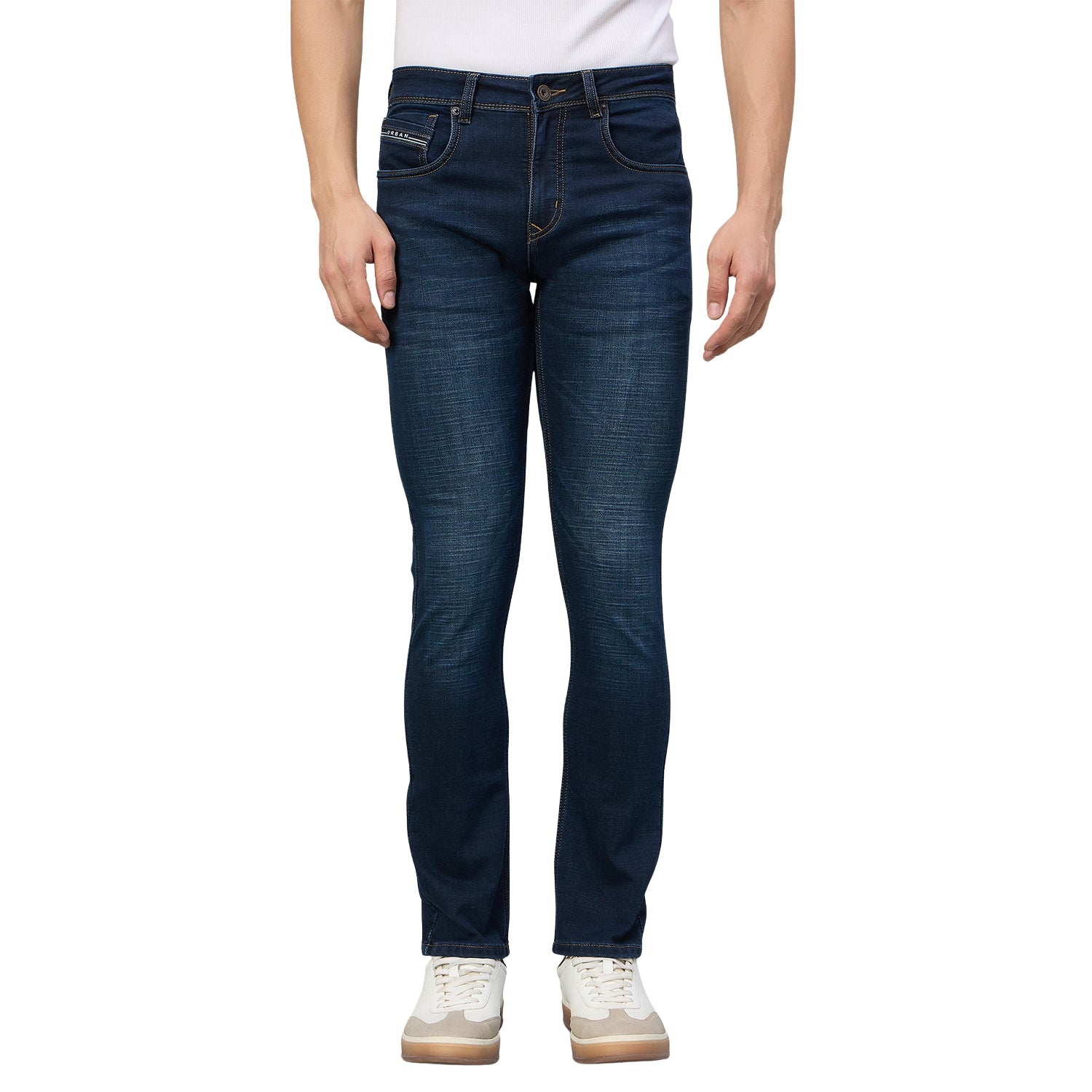Duke Men Narrow Fit Stretchable Jeans (SDD9246N)