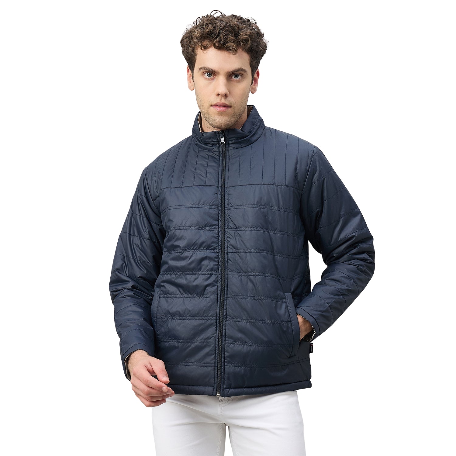 Duke Urban Men Reversible High Neck Regular Jacket (OSDZ9292)