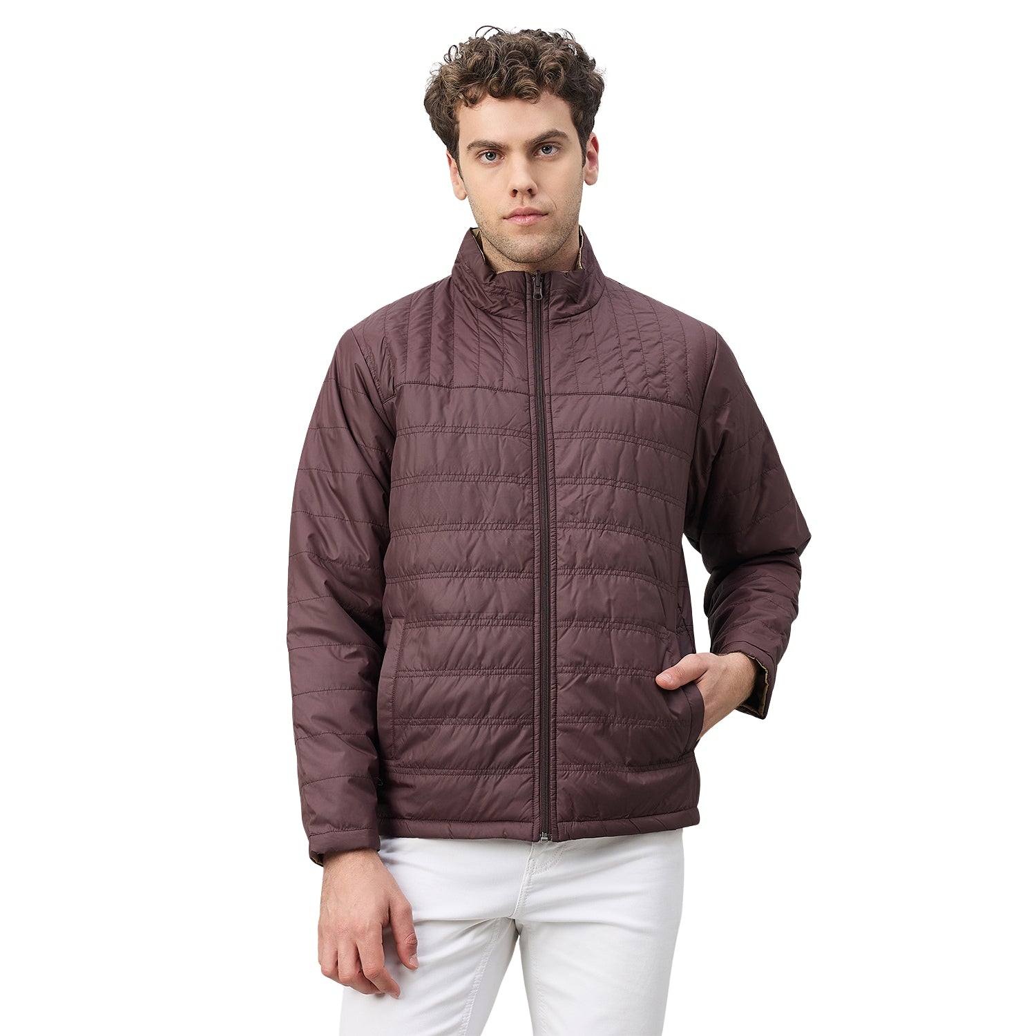 Duke Urban Men Reversible High Neck Regular Jacket (OSDZ9292)