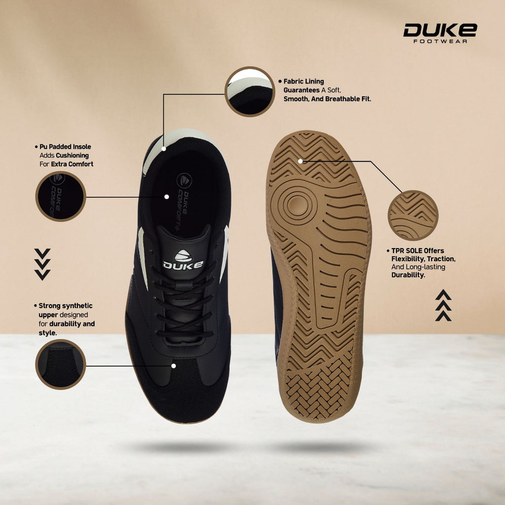 Duke Women's Retrosolid Sneakers  (XFOL1566)