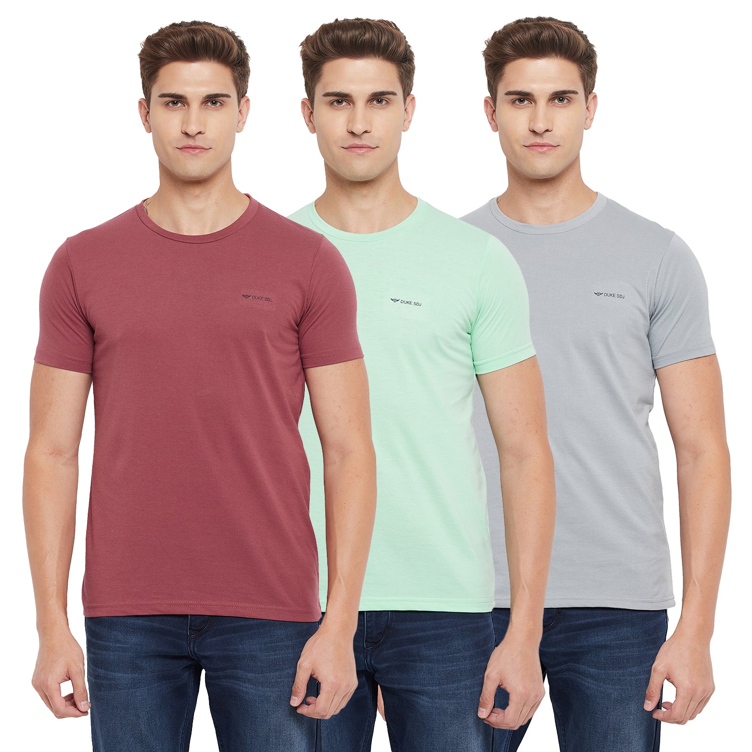 Duke Urban Men Half Sleeve Cotton T-shirt (ONSDVP38)