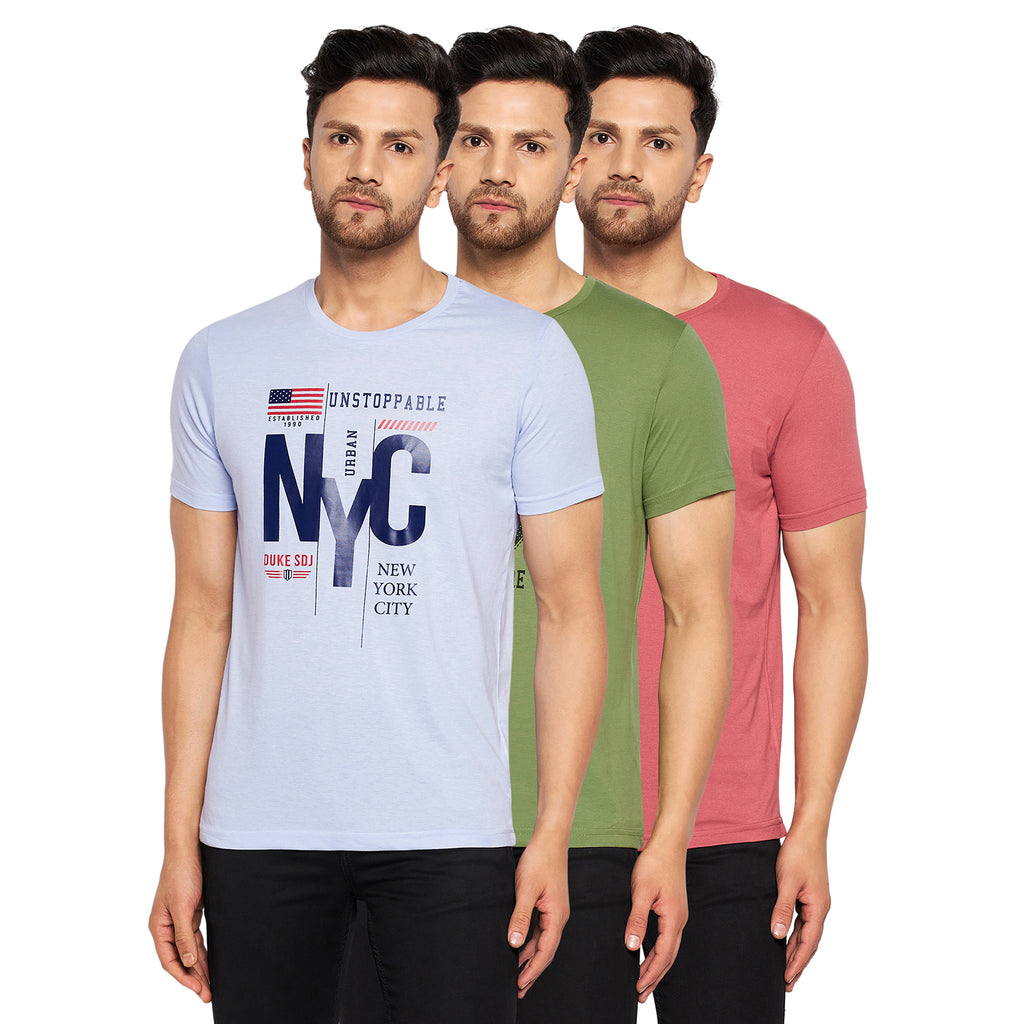 Duke Stardust Men Half Sleeve Cotton T-shirt (SDVP39)